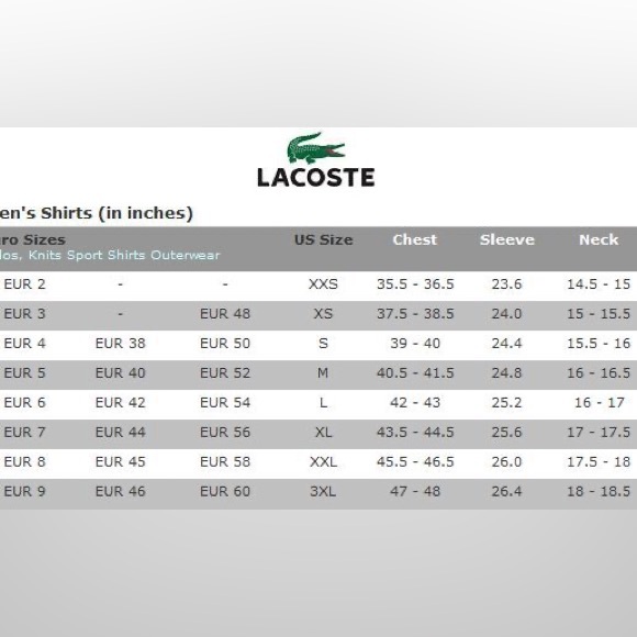 NWT Vintage 80s Lacoste long-sleeve men’s polo rugby shirt size 40/Medium - Picture 6 of 10